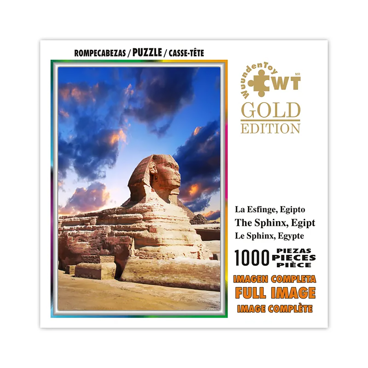 Foto 3 pulgar | Rompecabezas Gold Edition de 1000 pz La Esfinge Egipto