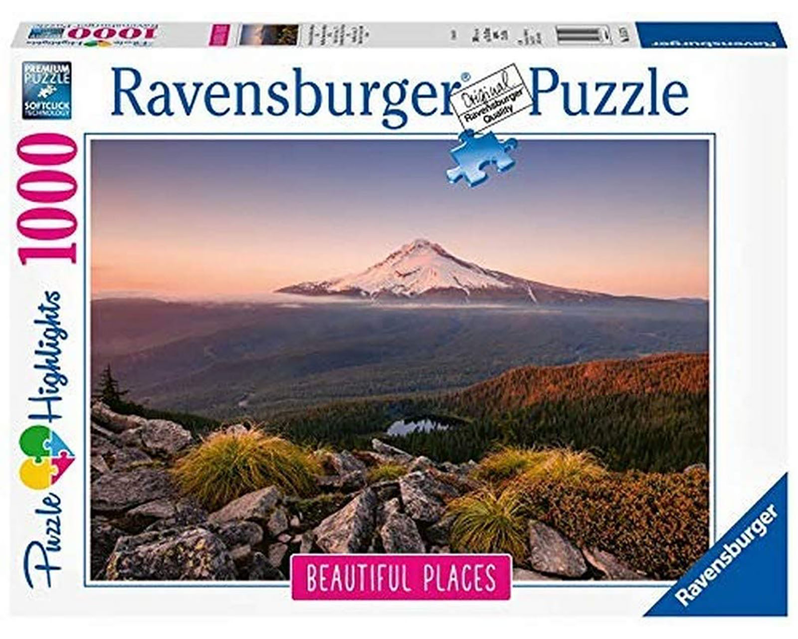 Foto 2 pulgar | Rompecabezas Ravensburger Monte Hood en Oregon Usa con 1000 Piezas