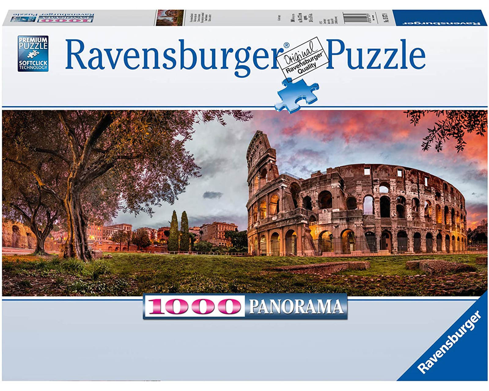 Foto 2 pulgar | Rompecabezas Coliseo al Atardecer Panorámico con 1000 Piezas Ravensburger