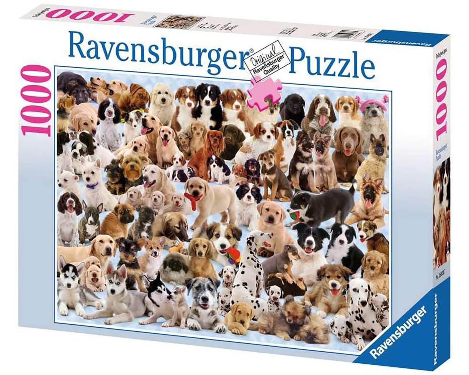 Foto 3 pulgar | Rompecabezas Ravensburger Perros de Todo el Mundo Nuevo con 1000 Piezas