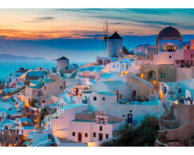 Foto 2 | Rompecabezas Ravensburger Santorini Atardecer con 1000 Piezas