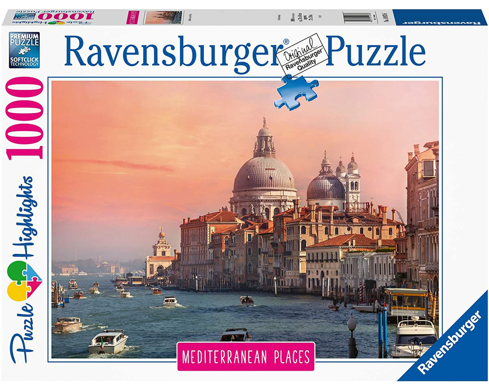 Foto 2 pulgar | Rompecabezas Ravensburger Italia Mediterránea con 1000 Piezas