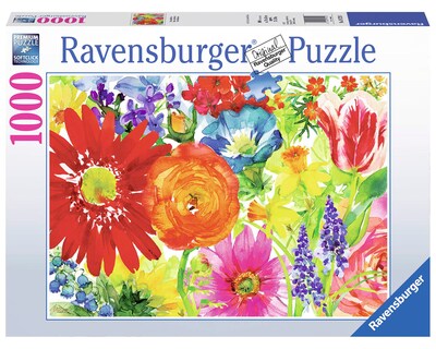 Foto 1 | Rompecabezas Ravensburger Flores de Colores con 1000 Piezas