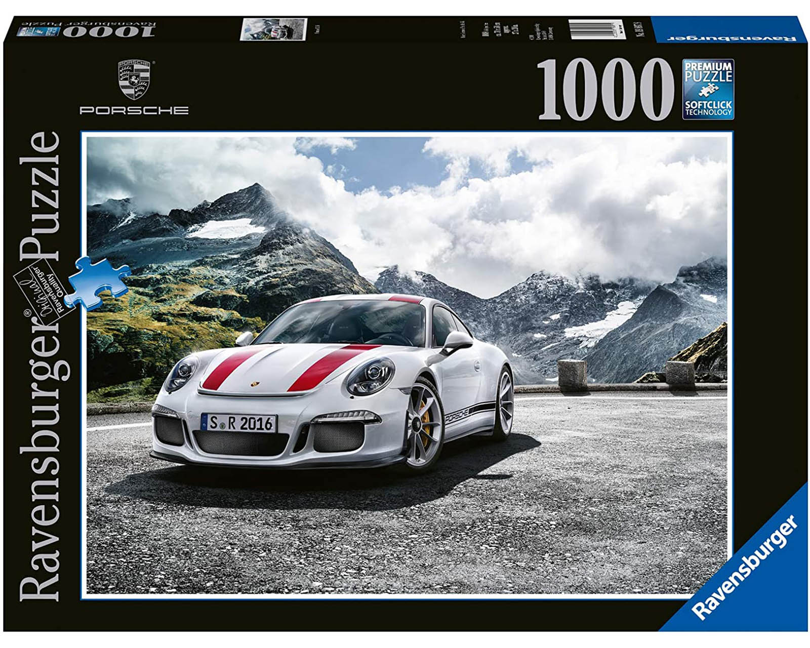 Rompecabezas Ravensburger Porsche 911 R con 1000 Piezas