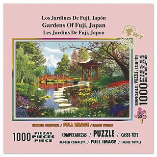 Foto 2 | Rompecabezas Wuundentoy Cartón de 1000 pz los Jardines de Fuji
