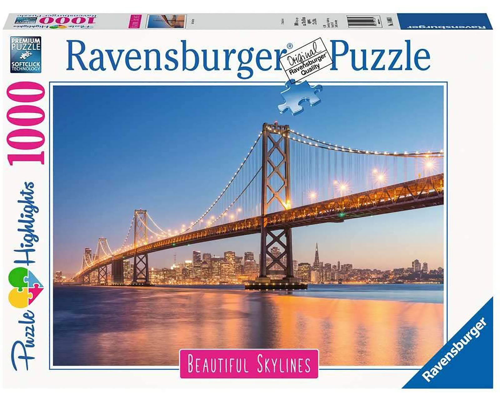 Foto 2 pulgar | Rompecabezas Ravensburger Puente San Francisco con 1000 Piezas