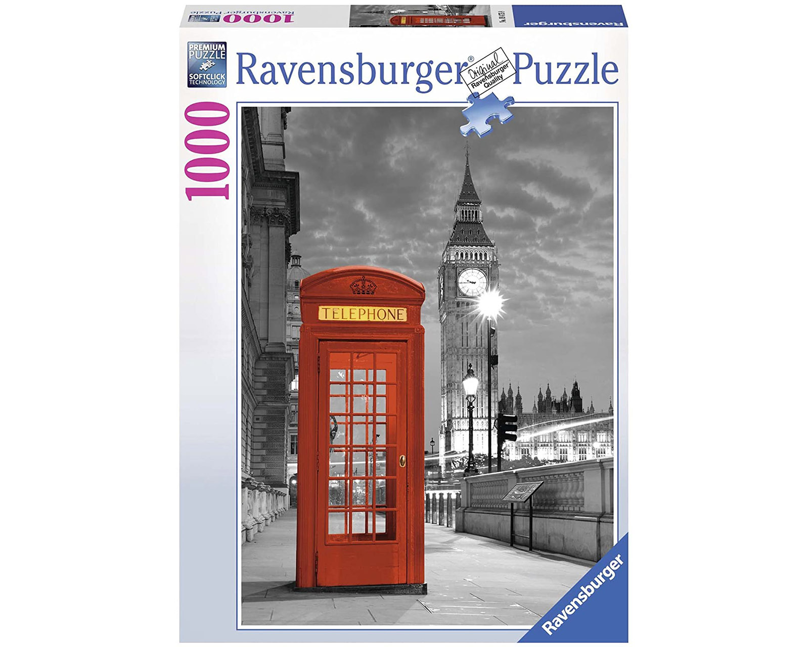 Foto 2 pulgar | Rompecabezas Ravensburger Londres Big Ben con 1000 Piezas