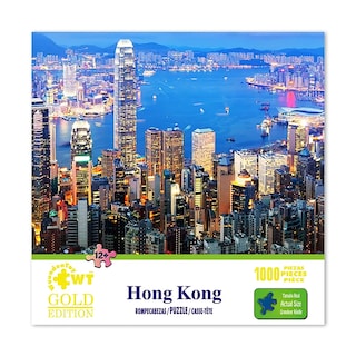 Foto 1 | Rompecabezas Gold Edition de 1000 pz Hong Kong