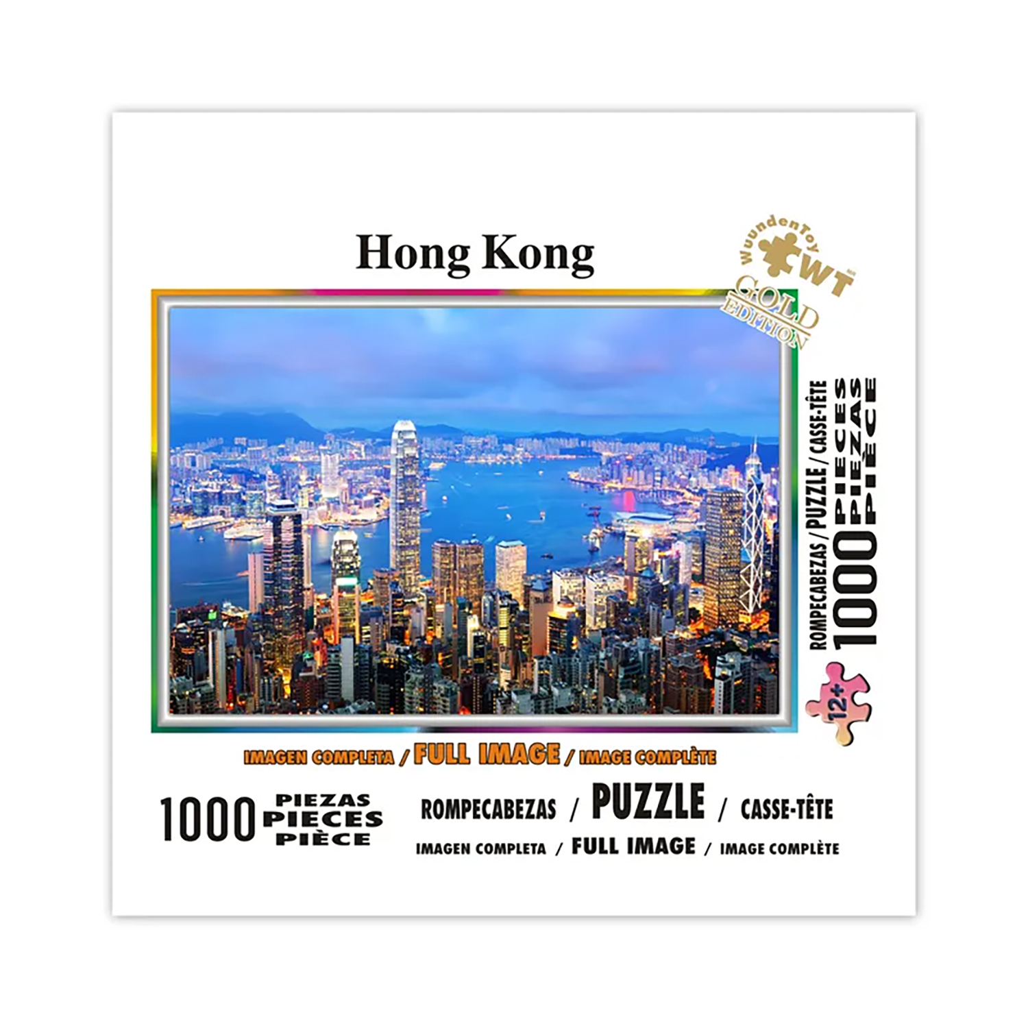 Foto 3 pulgar | Rompecabezas Gold Edition de 1000 pz Hong Kong