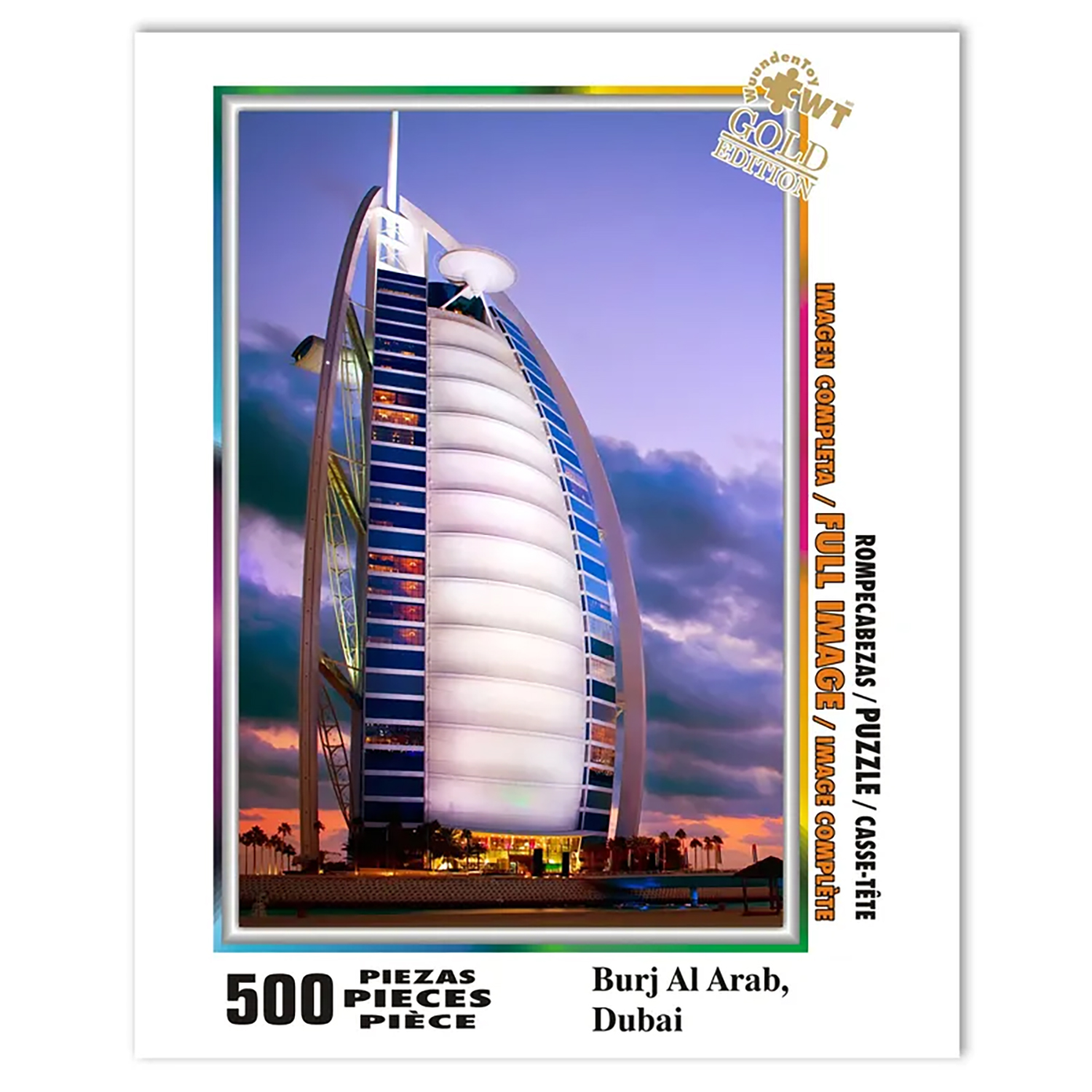 Foto 2 | Rompecabezas Gold Edition de 500 pz Borj al Araba Dubai