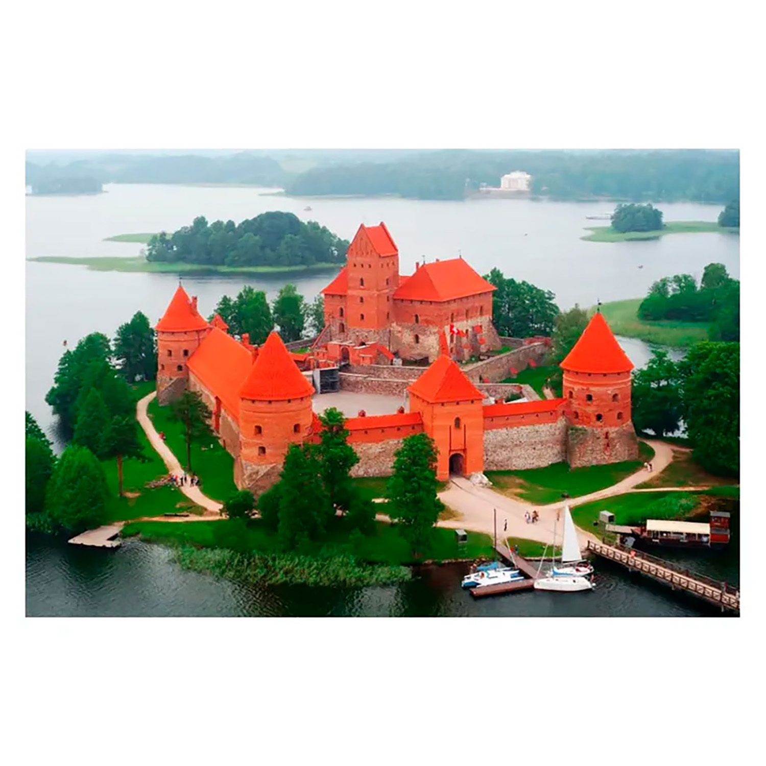 Foto 4 pulgar | Rompecabezas Wuundentoy Castillo de Trakai Cartón de 1500 Piezas