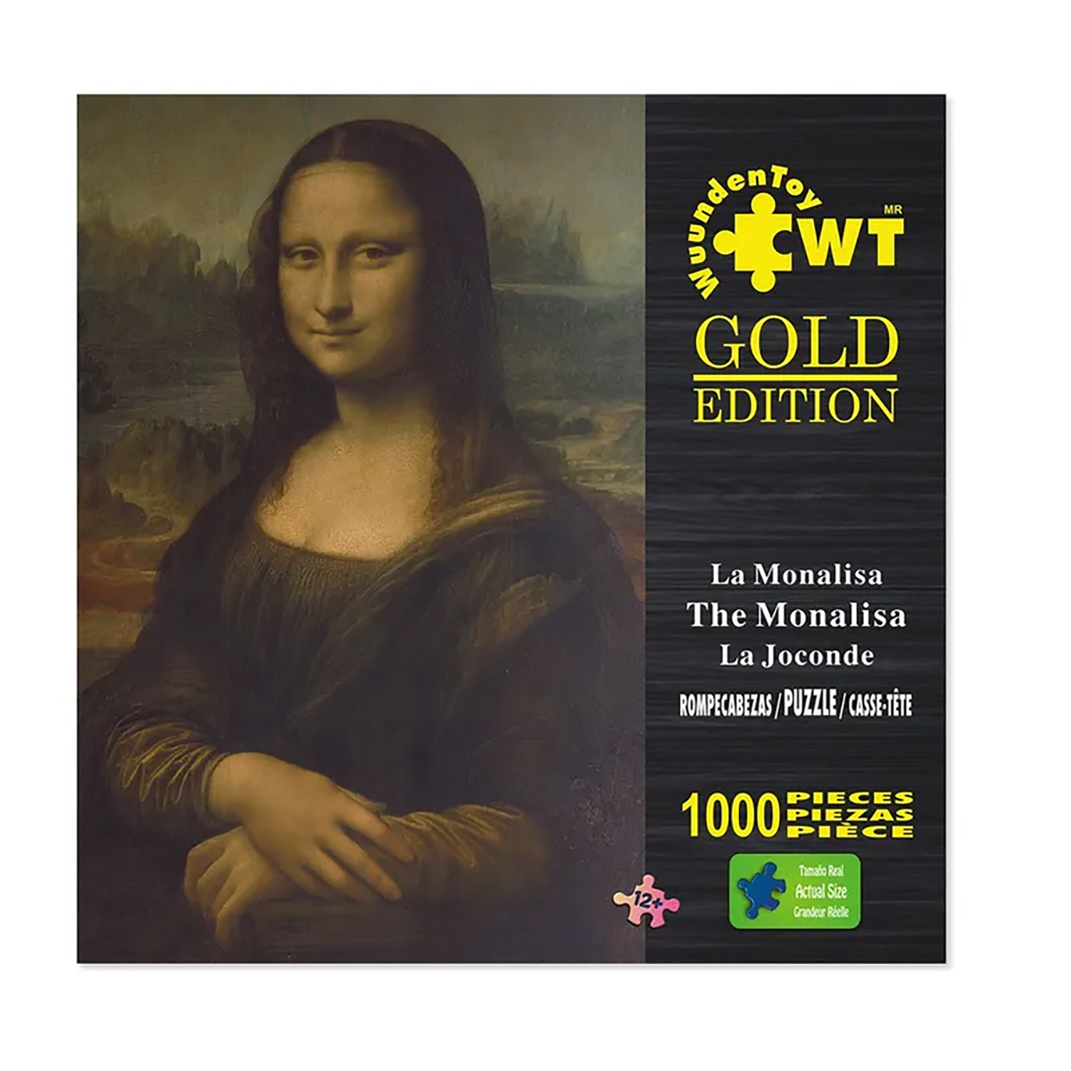 Foto 2 pulgar | Rompecabezas Wuundentoy La Mona Lisa Cartón con 1000 Piezas