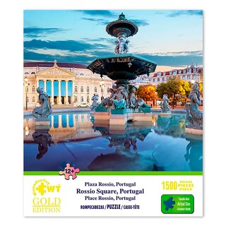 Foto 1 | Rompecabezas Wuundentoy Plaza Rossio Portugal Gold Edition con 1500 Piezas