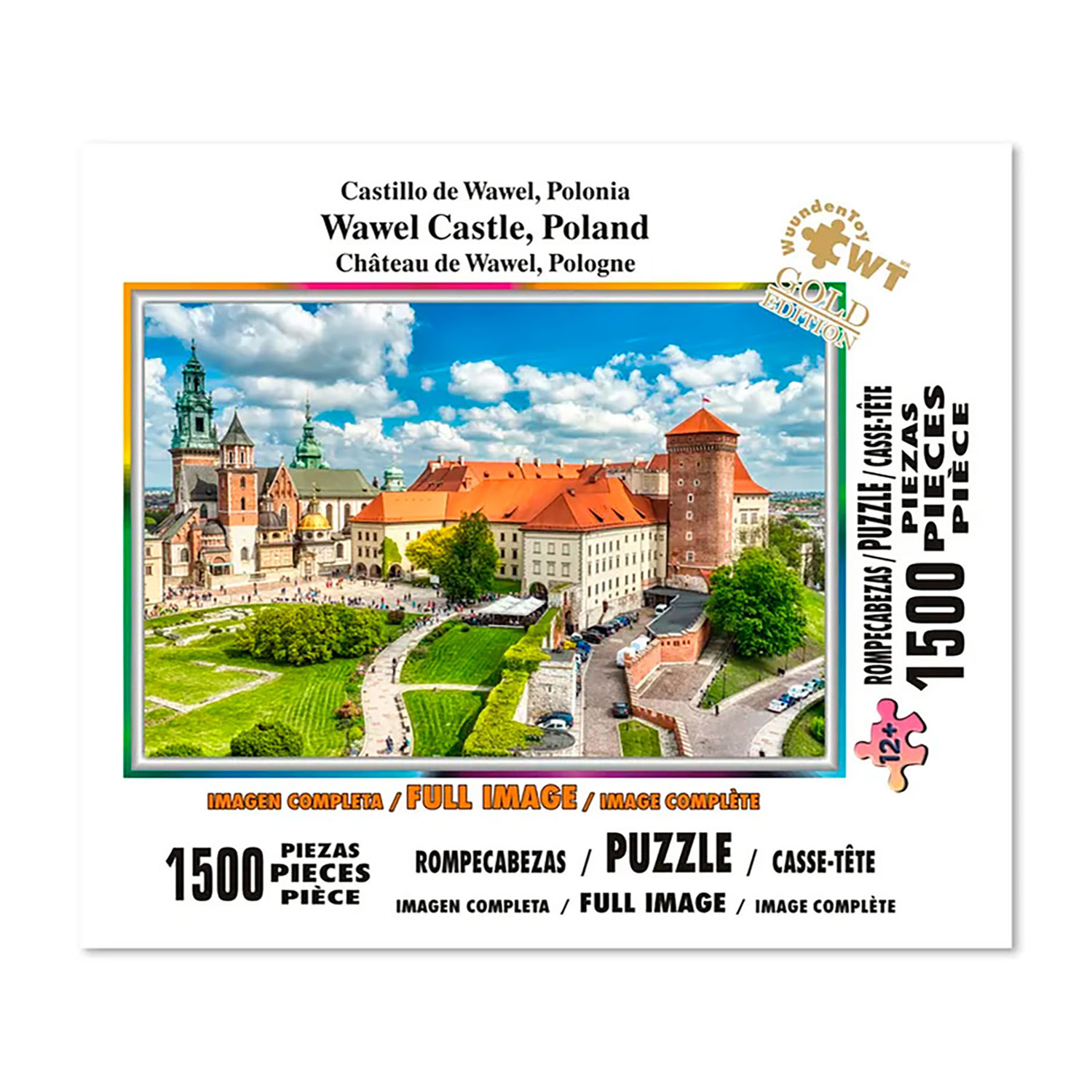 Foto 4 pulgar | Rompecabezas Wuundentoy Castillo de Wawel Polinoa Goldedition con 1500 Piezas