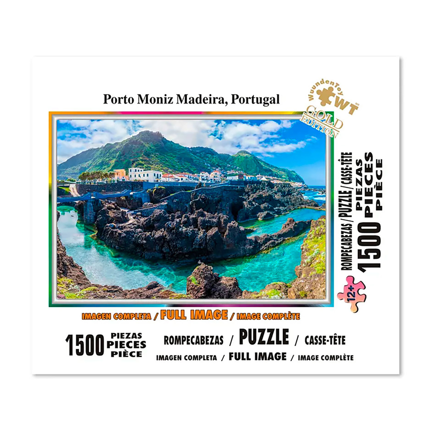 Foto 3 pulgar | Rompecabezas Wuundentoy Porto Moniz Madeira Goldedition con 1500 Piezas