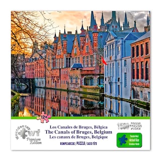 Foto 1 | Rompecabezas Wuundentoy TLos Canales de Bruges Premium Edition con 1500 Piezas