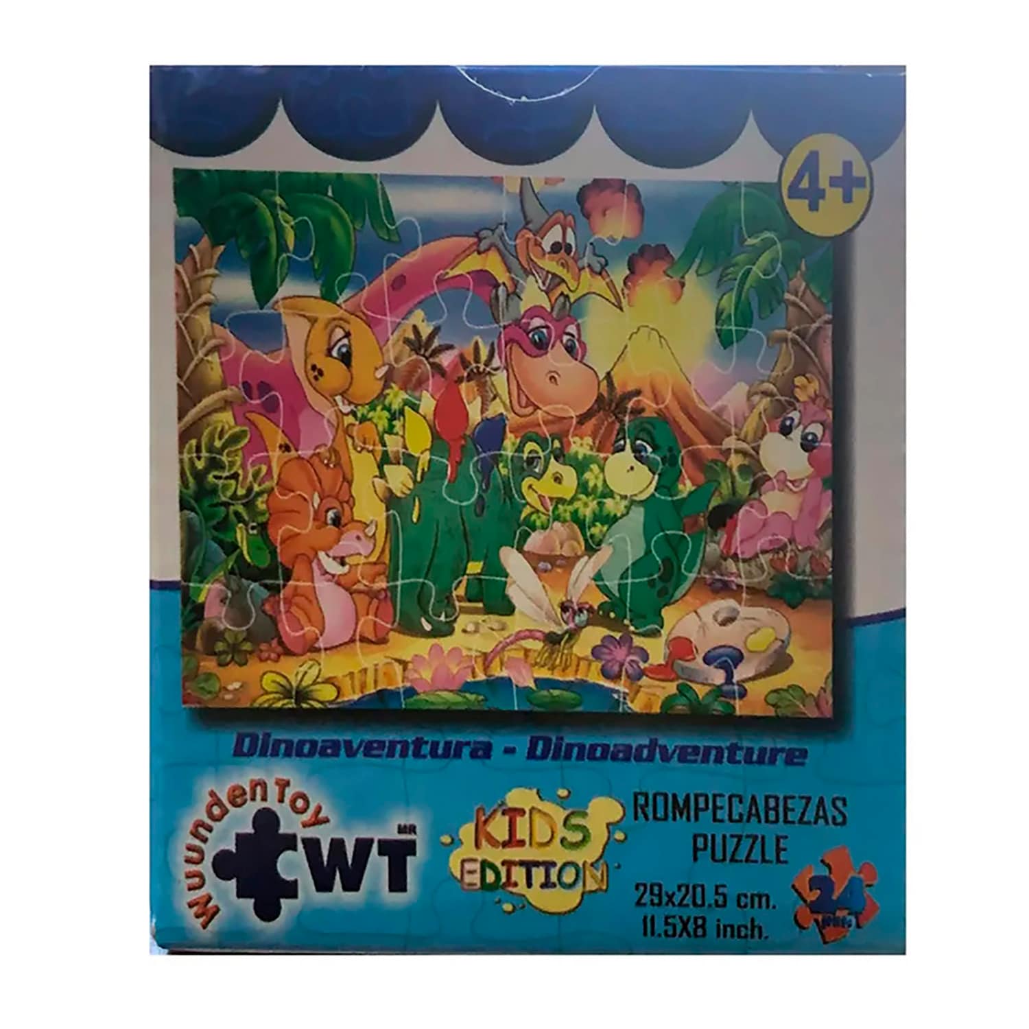 Paquete de 3 Rompecabezas Wuundentoy Dino Aventura/ Jungla Musical/ Desierto Misterioso $205