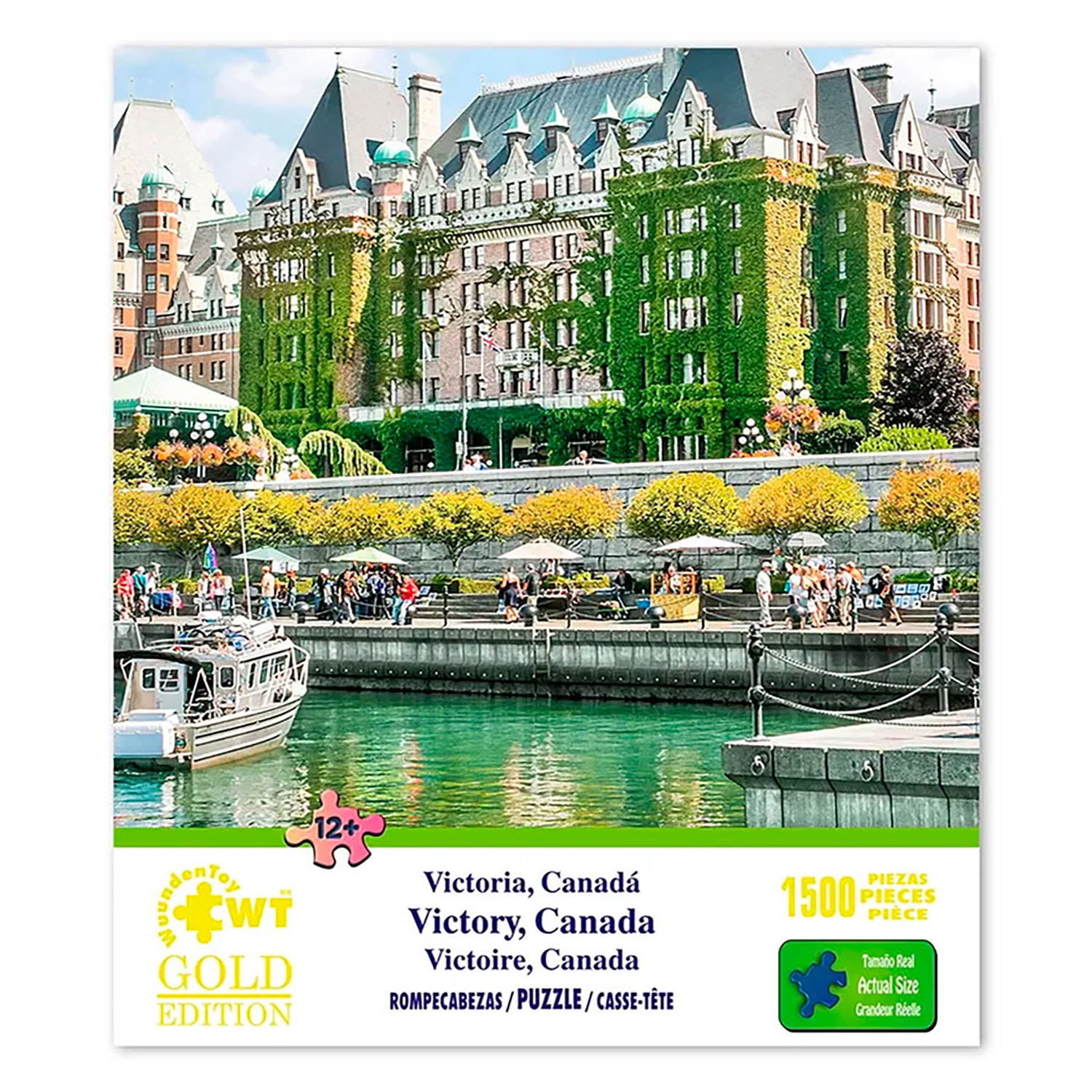 Rompecabezas Wuundentoy Victoria Canadá Gold Edition con 1500 Piezas