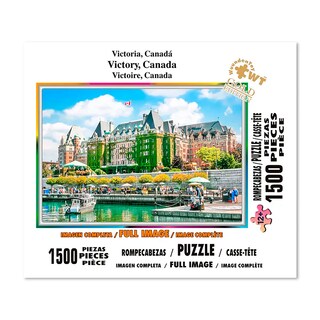 Foto 3 | Rompecabezas Wuundentoy Victoria Canadá Gold Edition con 1500 Piezas