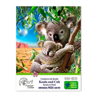 Foto 1 | Rompecabezas Wuundentoy Cachorro de Koala Premium Edition con 500 Piezas