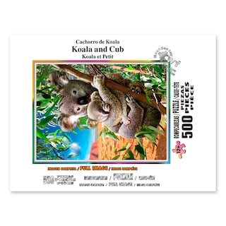 Foto 2 | Rompecabezas Wuundentoy Cachorro de Koala Premium Edition con 500 Piezas