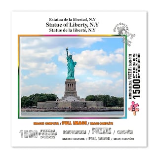 Foto 2 | Rompecabezas Wuundentoy Estatua de la Libertad Premium Edition con 1500 Piezas