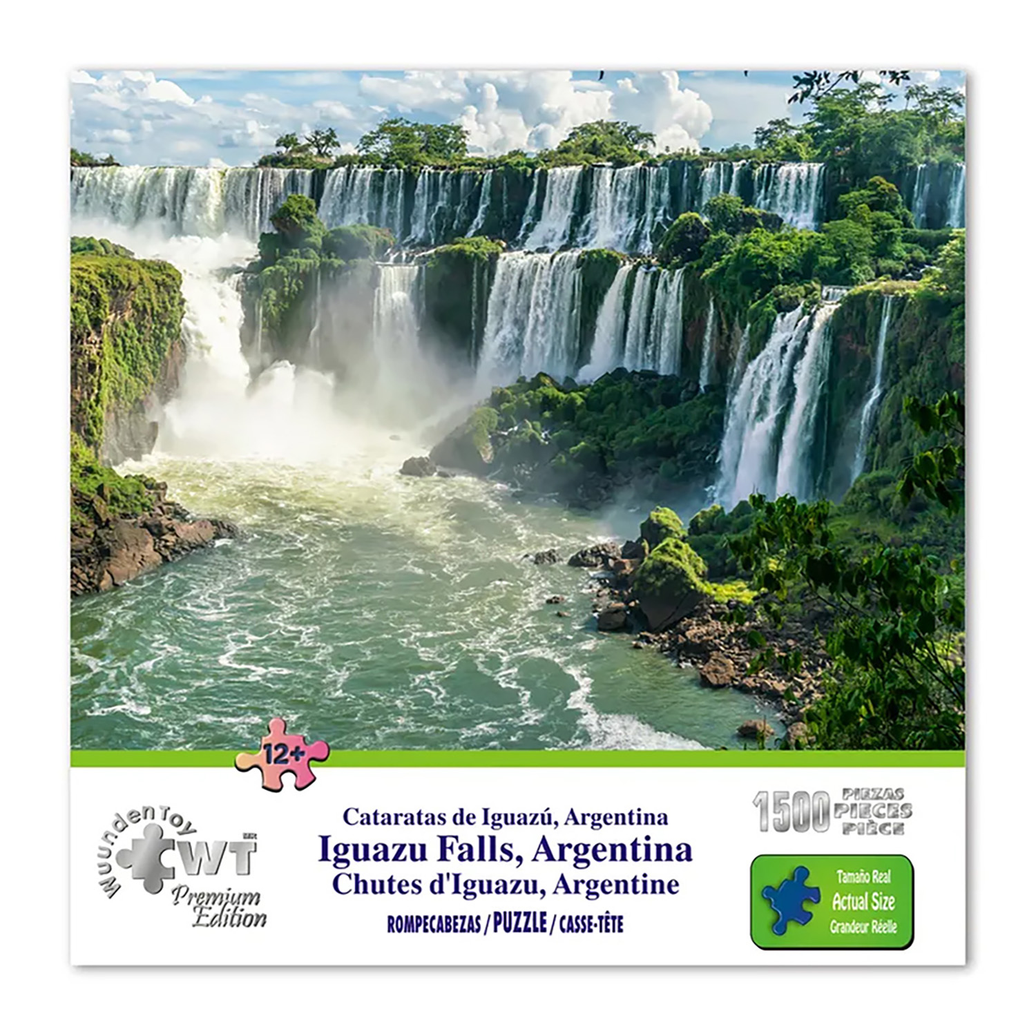 Rompecabezas Wuundentoy Cataratas de Iguazú Premium Edition con 1500 Piezas