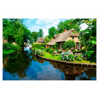 Foto 3 | Rompecabezas Wuundentoy Giethoorn Holanda Gold Edition con 1500 Piezas