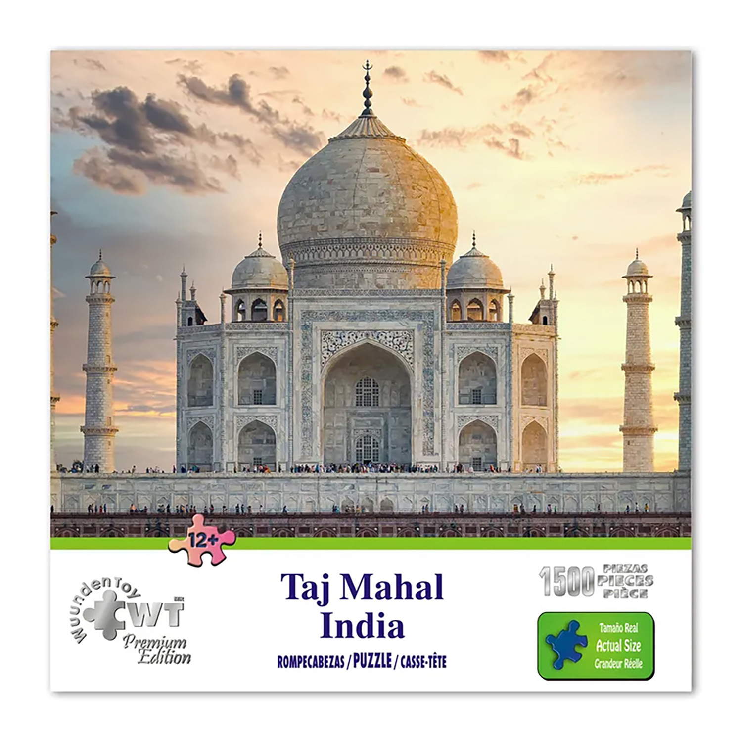 Foto 1 | Rompecabezas Wuundentoy Taj Mahal India Premium Edition con 1500 Piezas