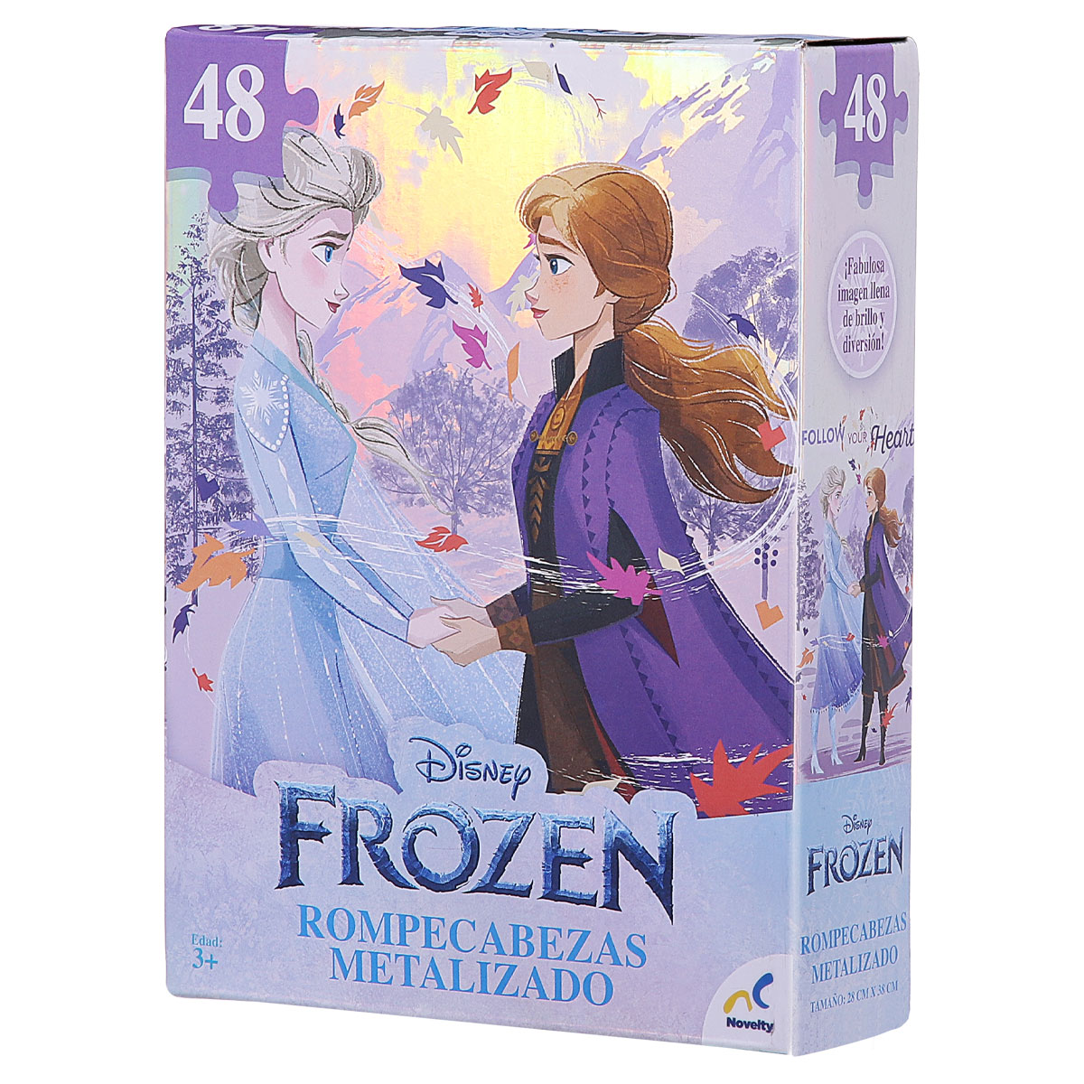 Foto 2 pulgar | Rompecabezas Foil Frozen de 48 pz