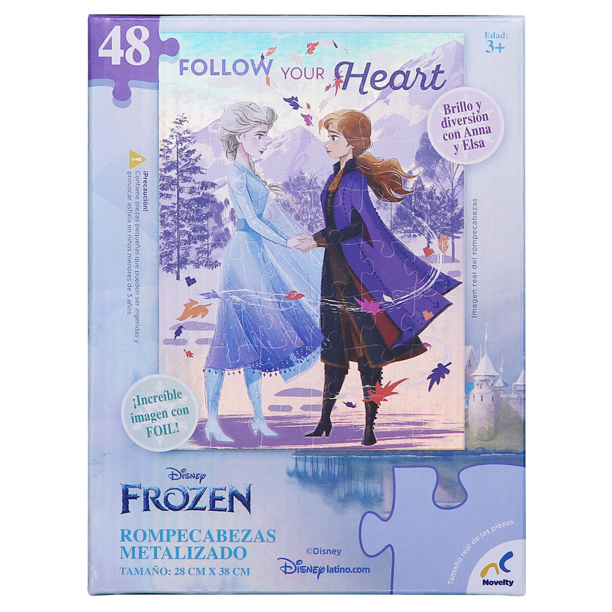 Foto 4 pulgar | Rompecabezas Foil Frozen de 48 pz