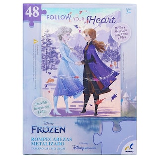 Foto 3 | Rompecabezas Foil Frozen de 48 pz