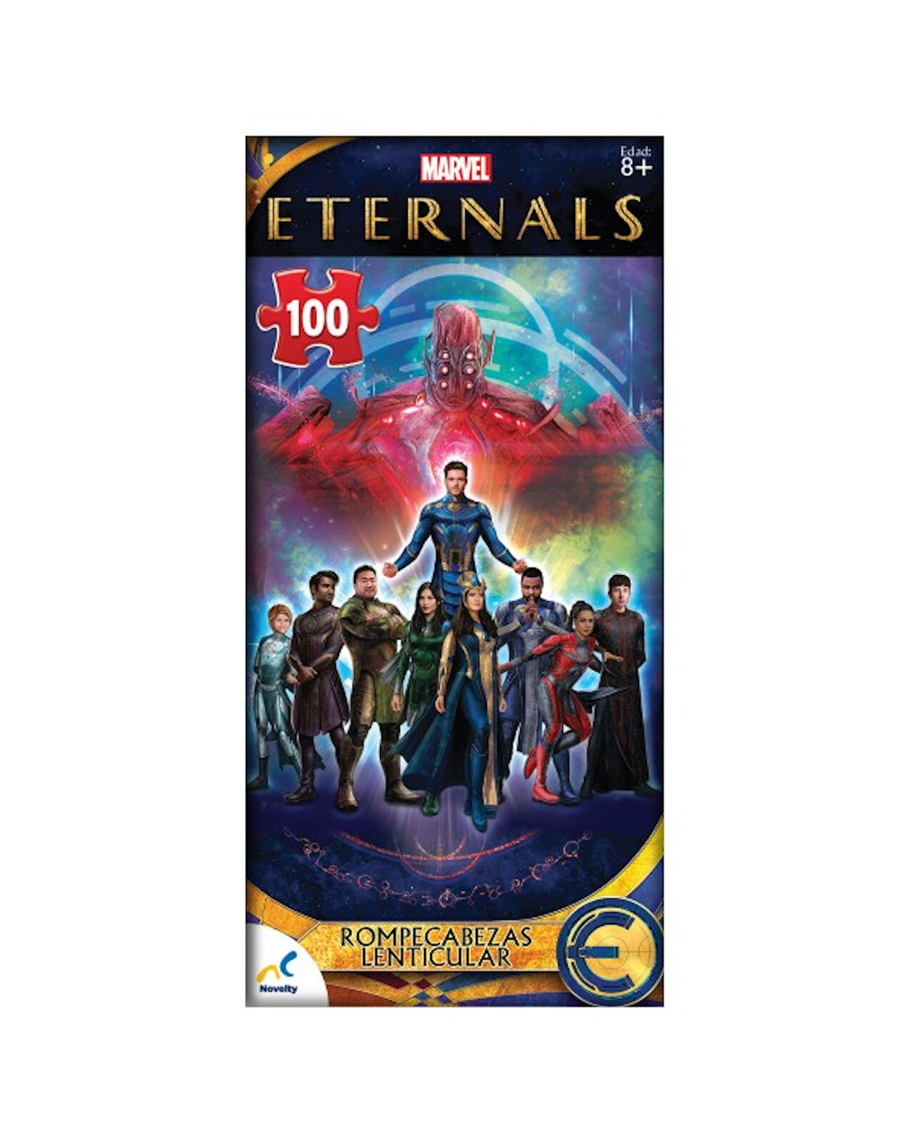 Foto 2 pulgar | Rompecabezas Lenticular Torre Marvel The Eternals de 100 pz