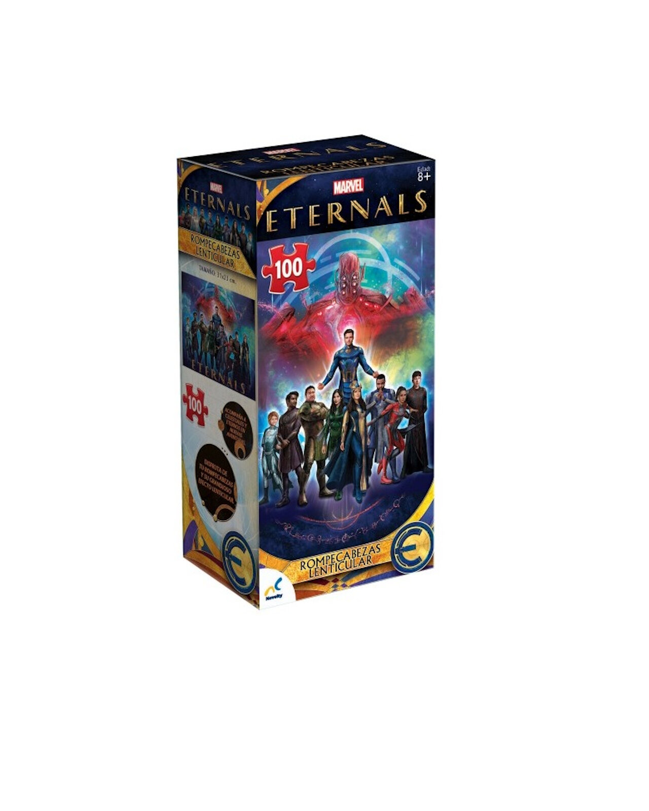 Foto 3 pulgar | Rompecabezas Lenticular Torre Marvel The Eternals de 100 pz