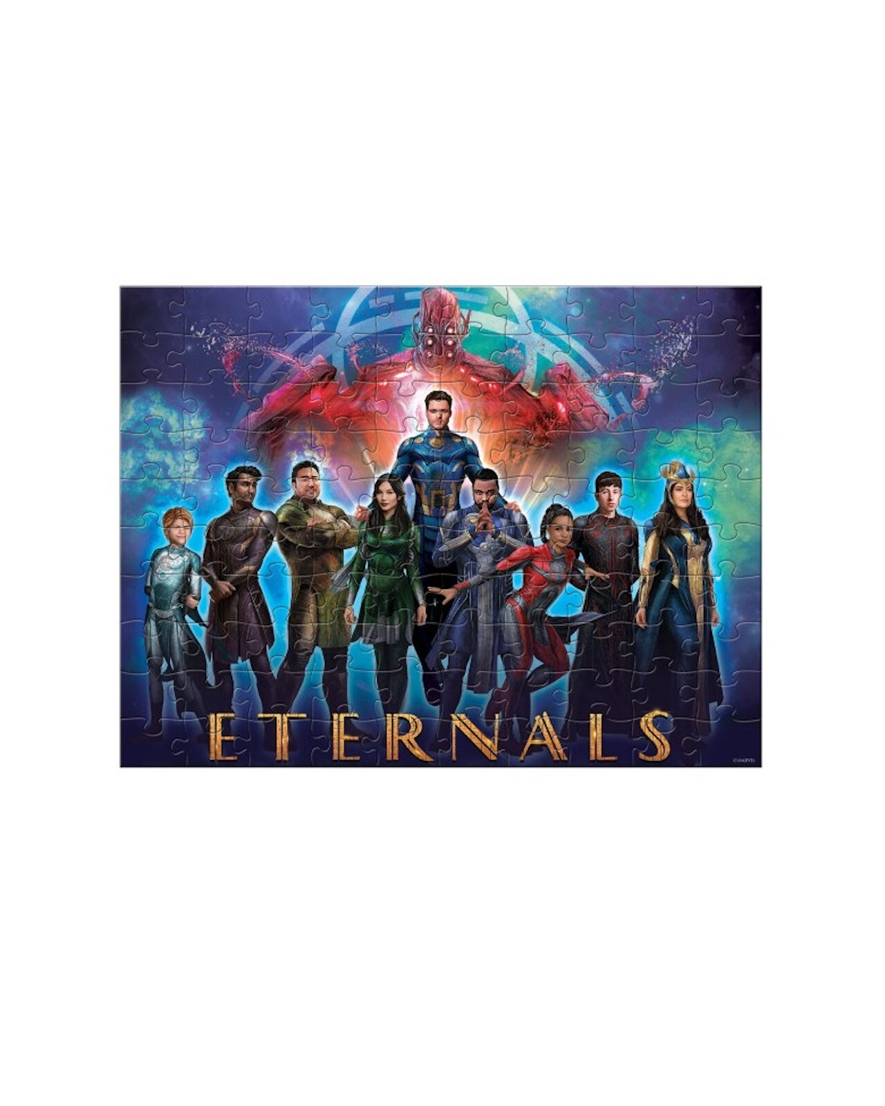 Foto 4 pulgar | Rompecabezas Lenticular Torre Marvel The Eternals de 100 pz