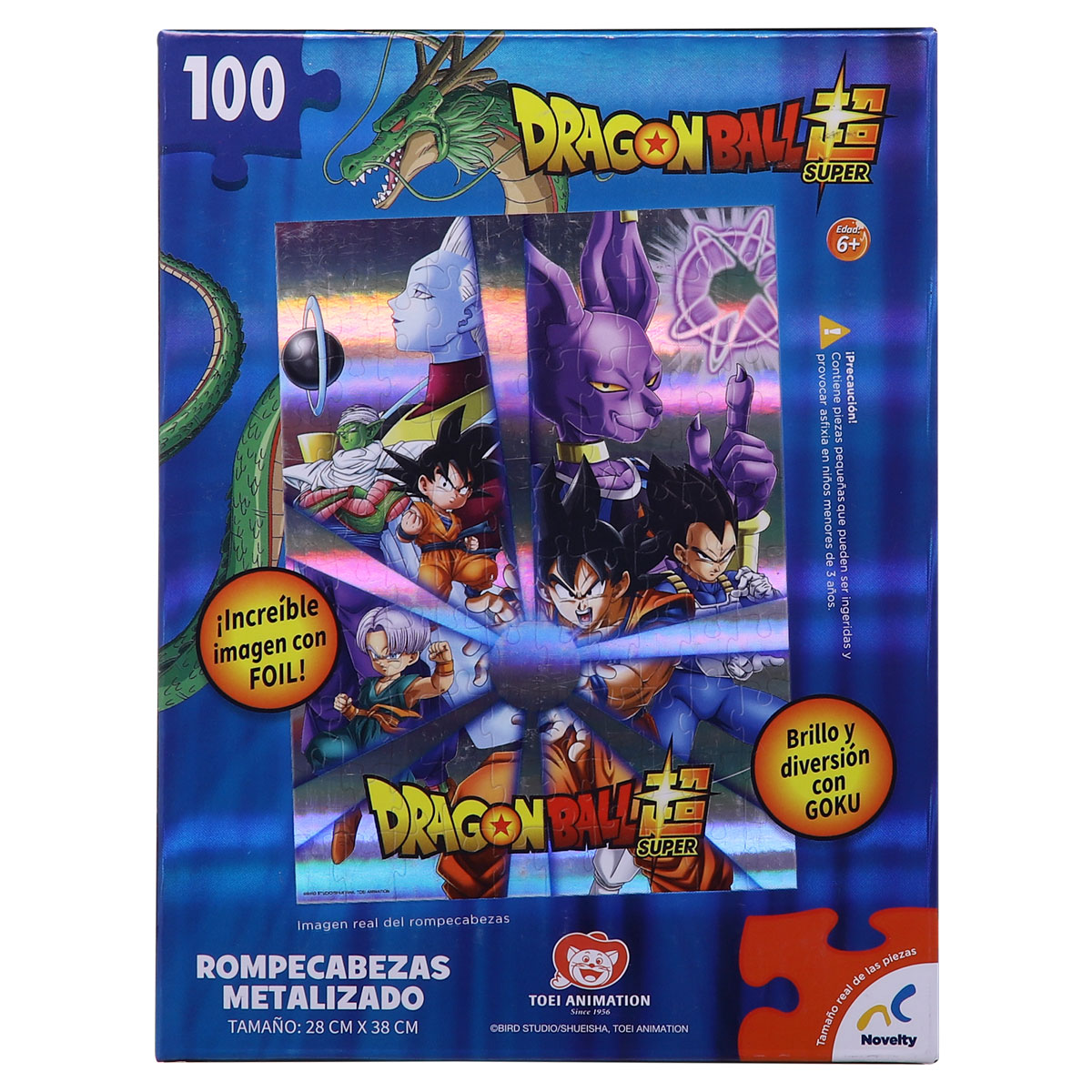 Foto 4 pulgar | Rompecabezas Dragon Ball Super 100 Piezas Caja Cartón