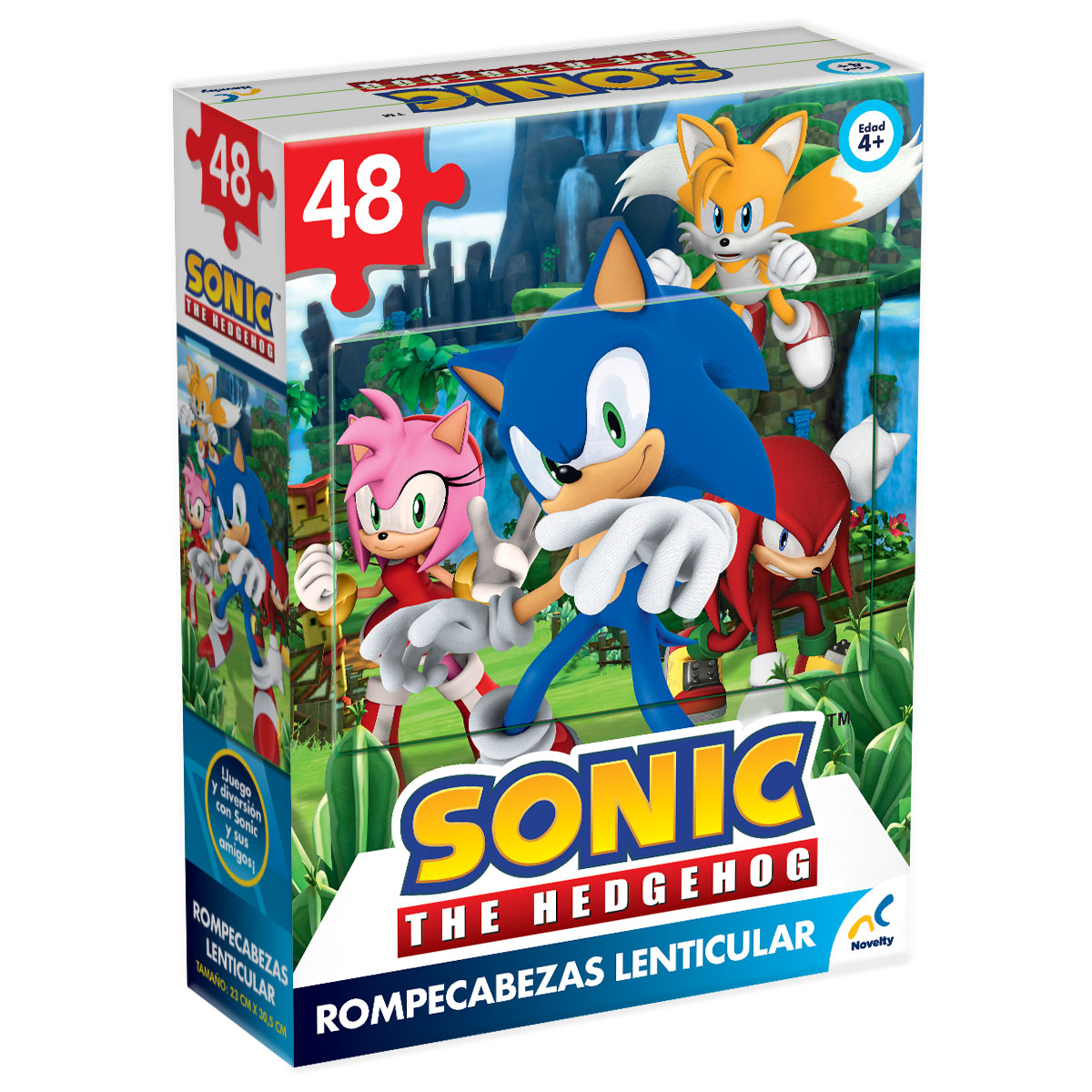 Rompecabezas 3d de Sonic Novelty Multicolor