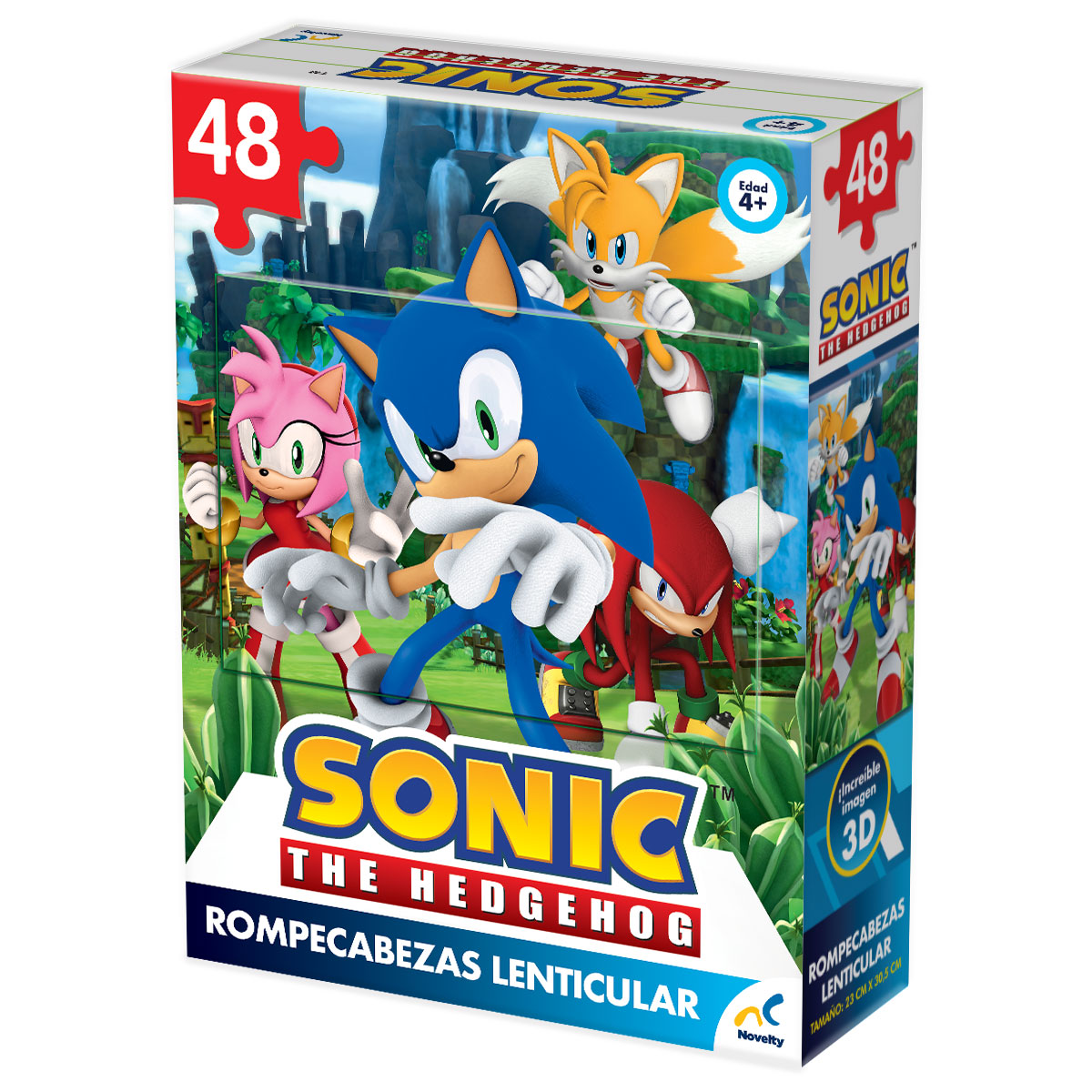 Foto 2 | Rompecabezas 3d de Sonic Novelty Multicolor