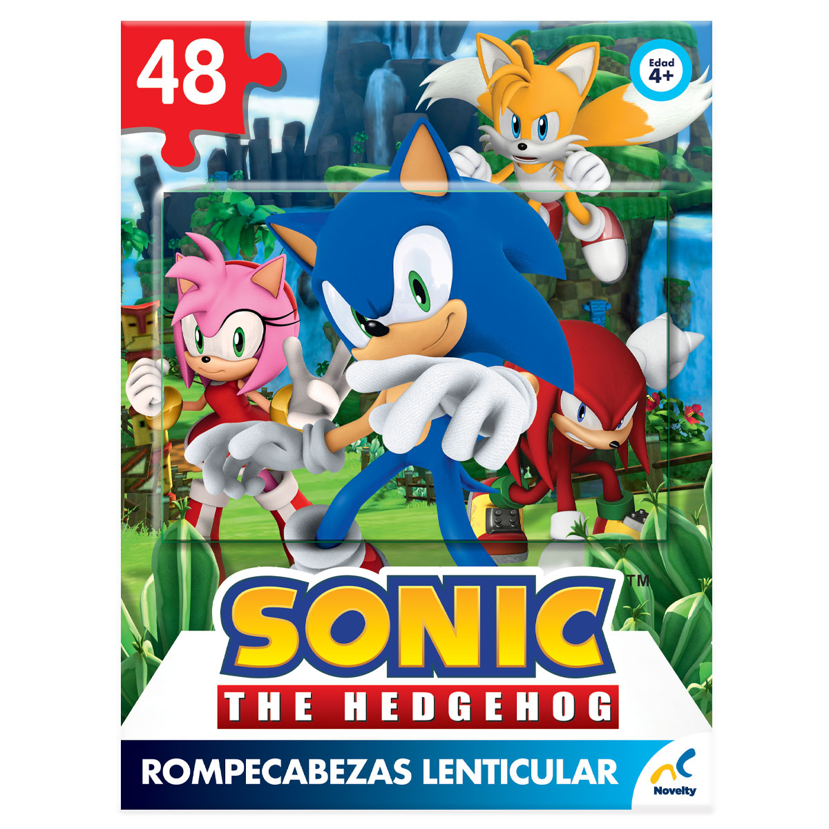 Foto 4 pulgar | Rompecabezas 3d de Sonic Novelty Multicolor