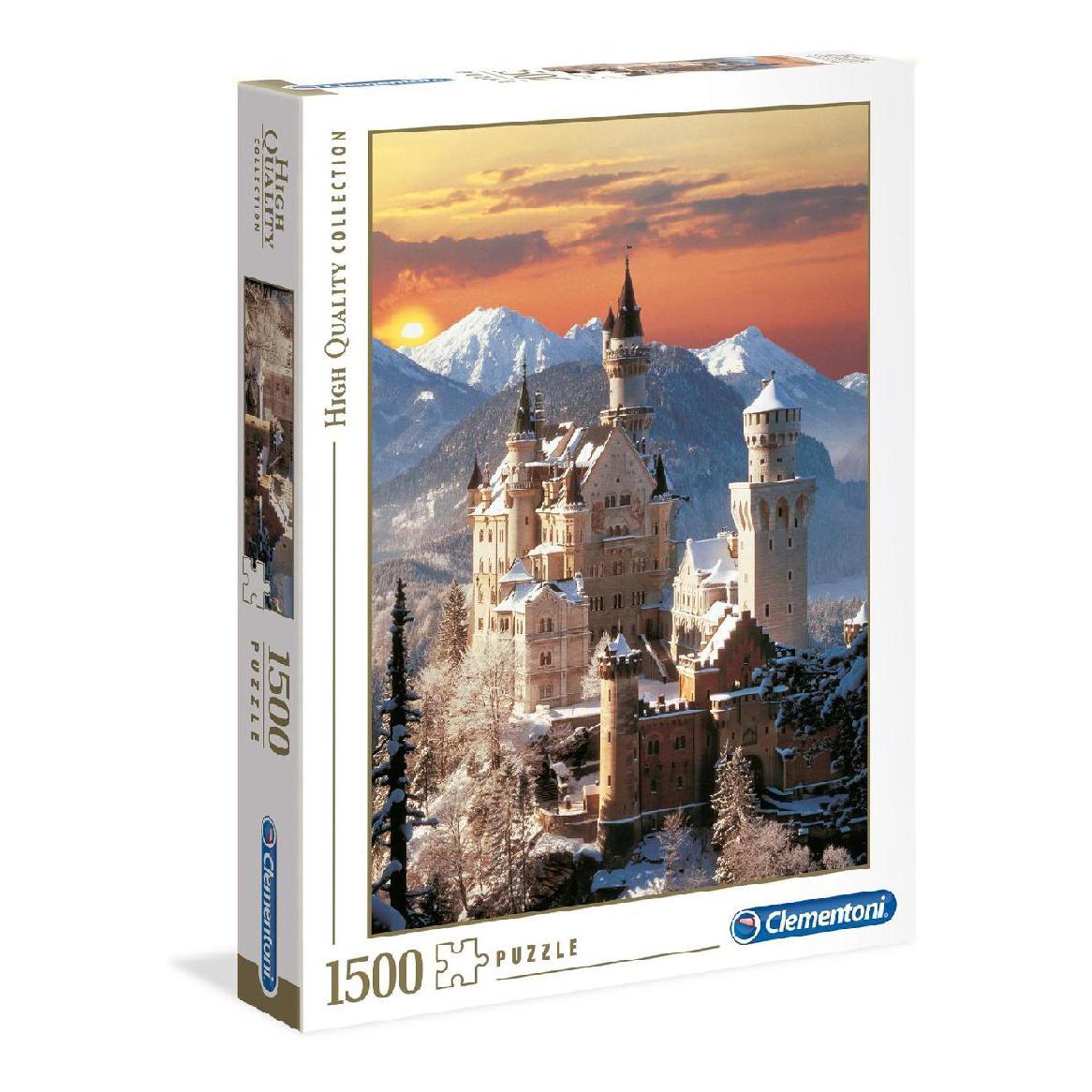 Rompecabezas  Clementoni Castillo Neuschwanstein 1500 pz