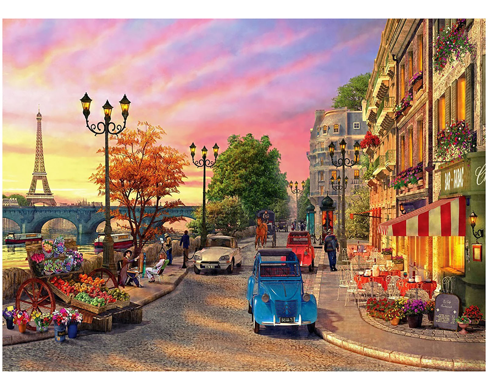 Foto 3 pulgar | Rompecabezas Atardecer en el Sena París Anatolian 1000 pz