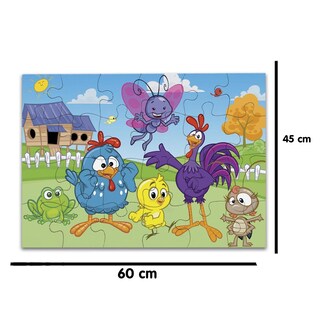 Foto 3 | Rompecabezas Pieza Gigante Gallina Pintadita Mis Amigos 24 Pz