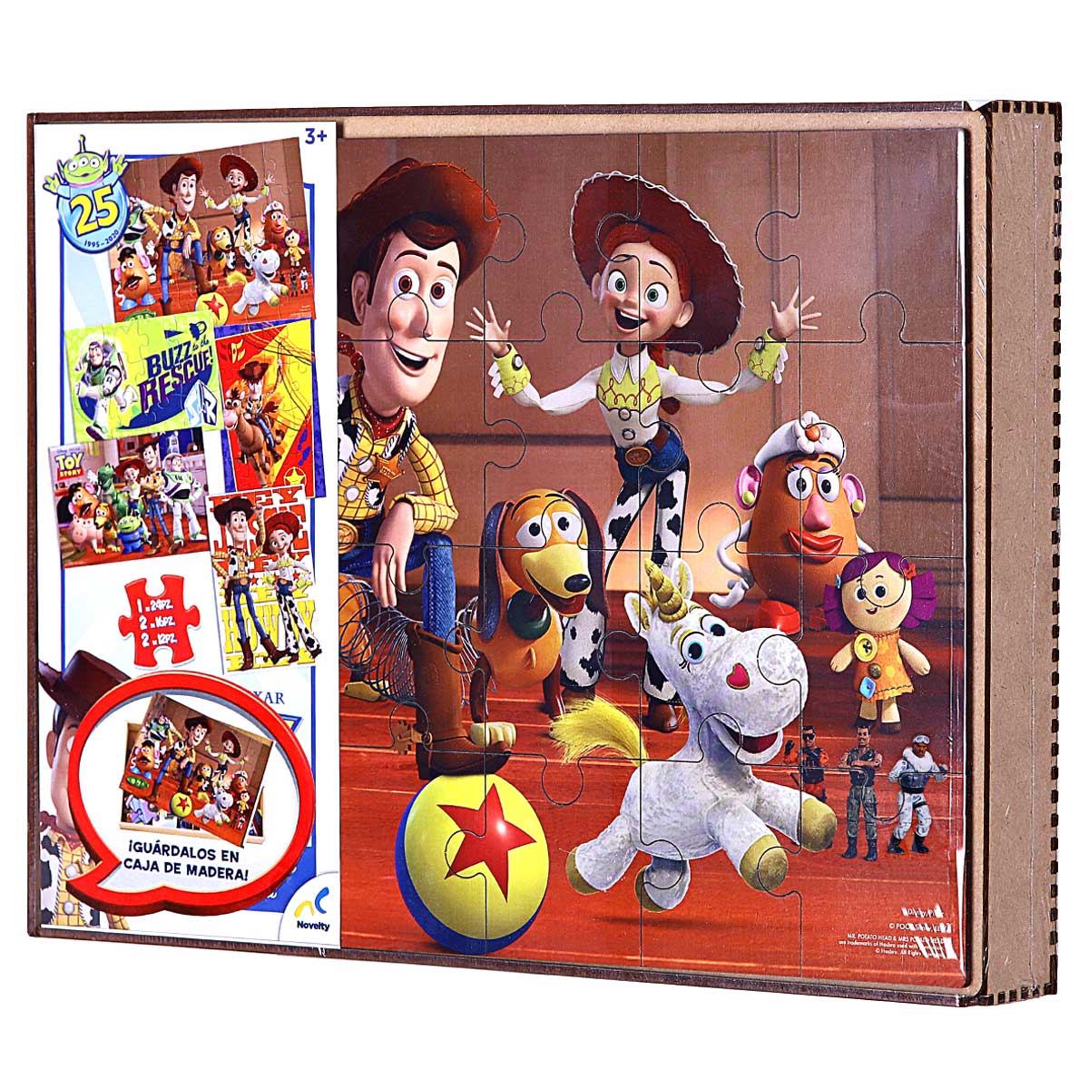 Rompecabezas 5 en 1 de Toy Story para Niños Novelty