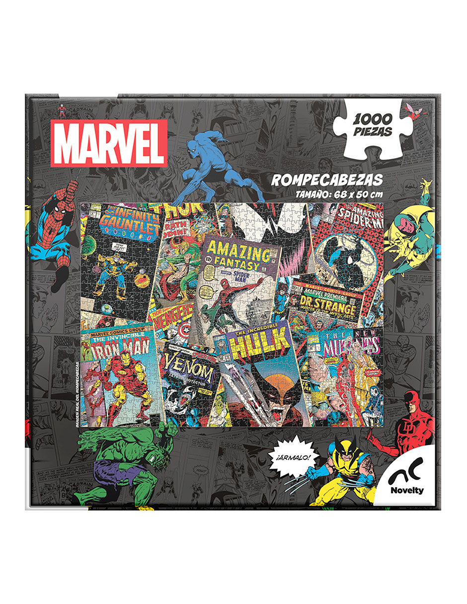 Foto 5 pulgar | Rompecabezas de Colección Marvel Comics con 1000 Piezas Novelty