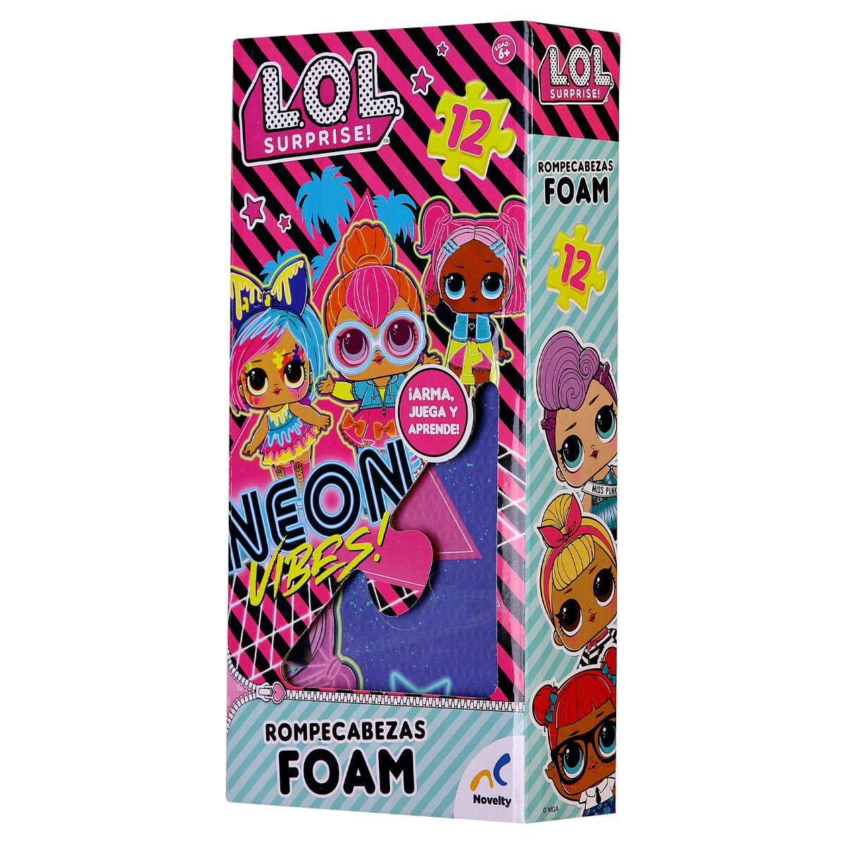 Foto 2 pulgar | Rompecabezas de Foam de Lol Surprise con 12 pz Novelty Multicolor