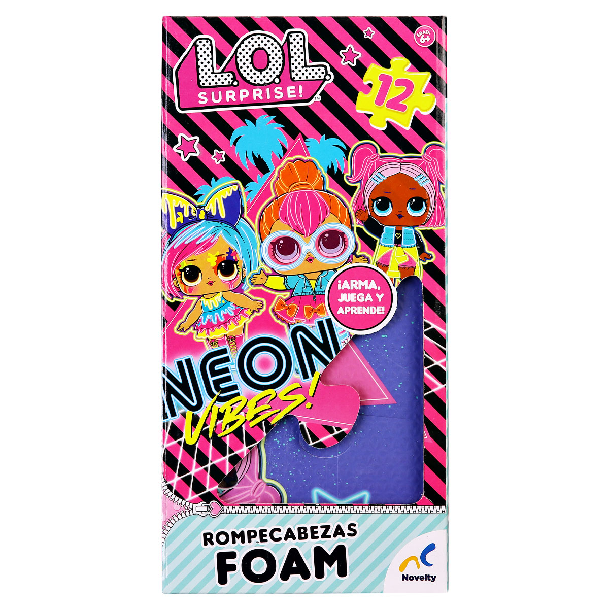 Foto 3 pulgar | Rompecabezas de Foam de Lol Surprise con 12 pz Novelty Multicolor