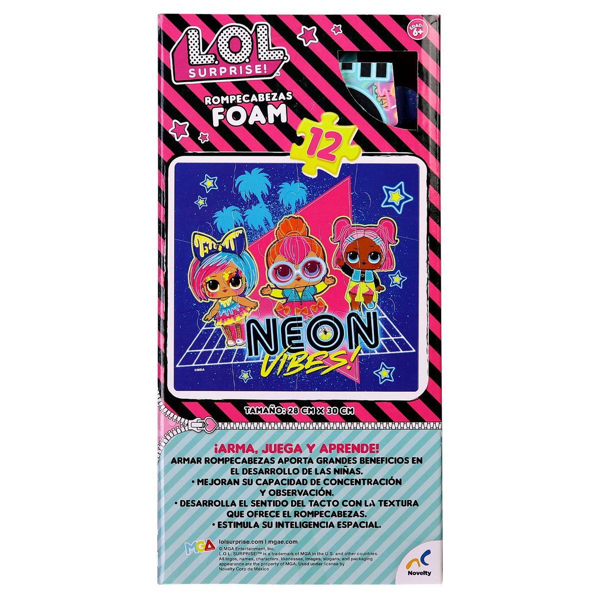 Foto 4 pulgar | Rompecabezas de Foam de Lol Surprise con 12 pz Novelty Multicolor