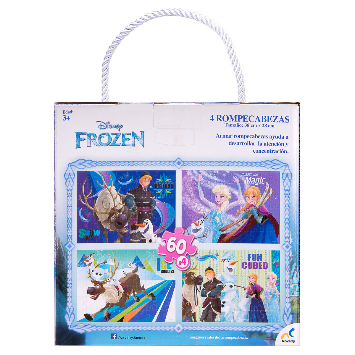 Foto 4 | Rompecabezas 4 en 1 para Niños de Frozen Novelty Multicolor