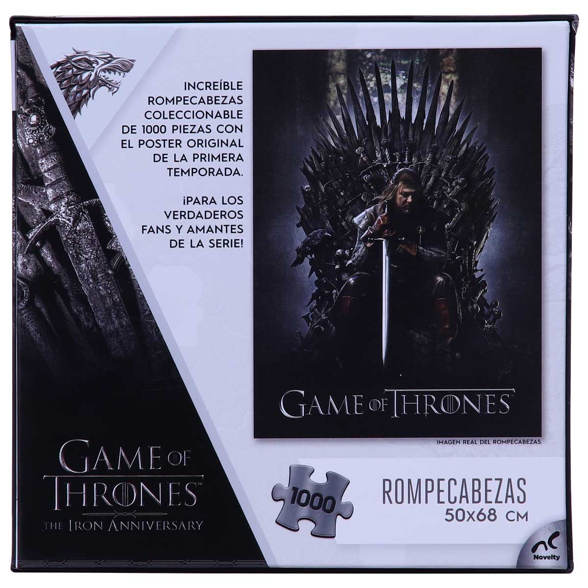 Foto 4 pulgar | Rompecabezas de Colección Game Of Thrones 1000 pz Novelty Multicolor