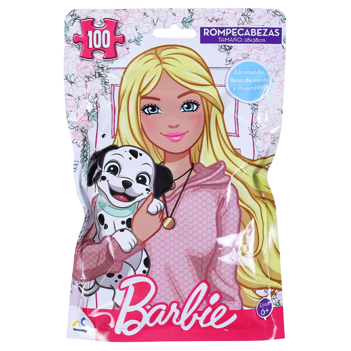 Foto 1 | Rompecabezas en Bolsa Metalizada para Niños de Barbie Novelty Multicolor